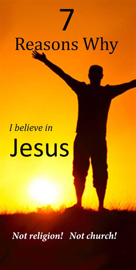 Why should I believe in Jesus?