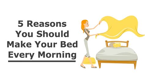 Why should I not make my bed every morning?
