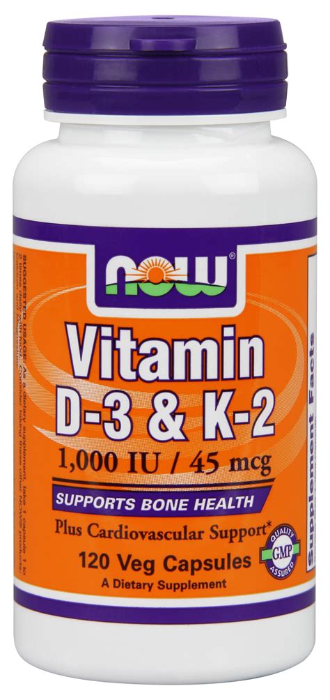 Why should I take vitamin K2 with D3?