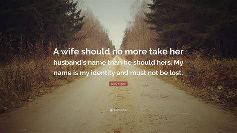 Why should a wife take her husband's name?