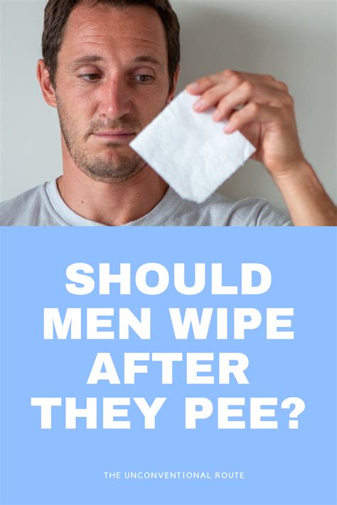 Why should guys wipe after they pee?