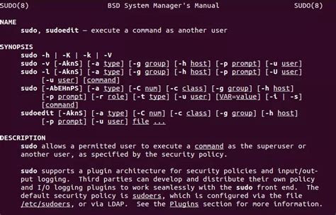 Why should you be careful with the sudo command?