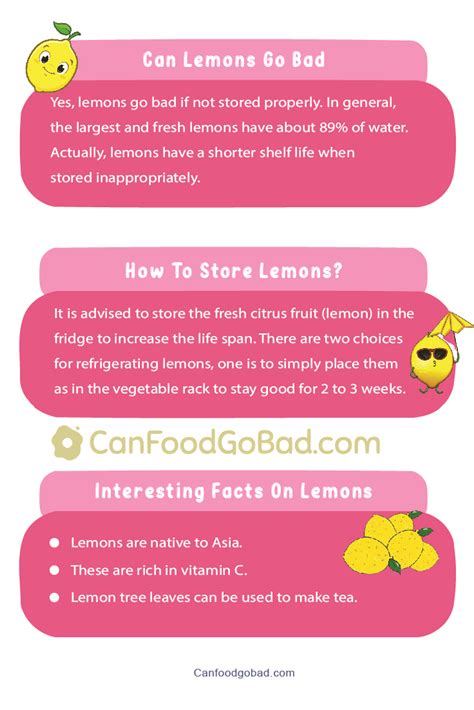 Why should you not put lemons in the fridge?