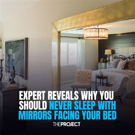 Why should your bed not face a mirror?