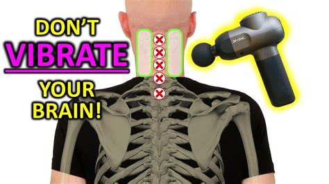 Why shouldn't you use a massage gun on your neck?