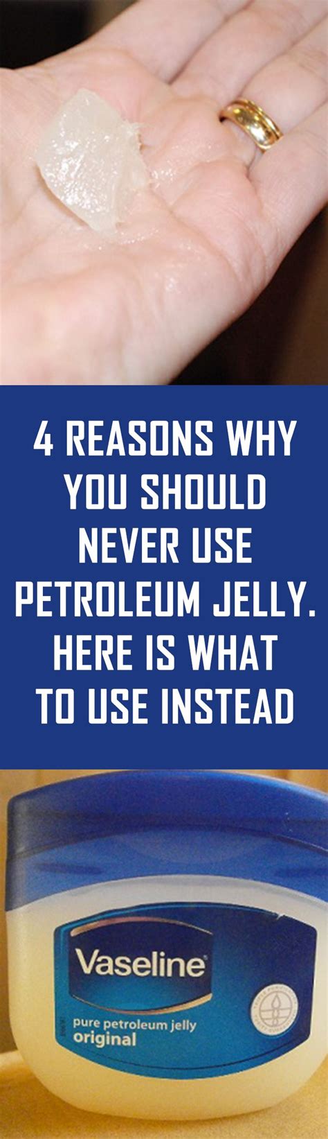 Why shouldn't you use petroleum jelly on your face?