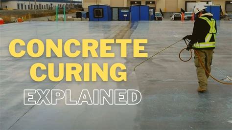 Why spray cure on concrete?