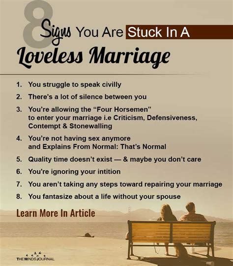 Why stay in loveless marriage?