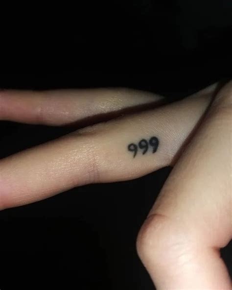 Why tattoo 999?