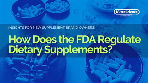 Why the FDA doesn t regulate supplements?