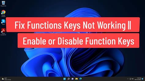 Why the function keys are not working?