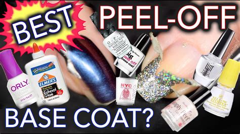 Why use a peel off base coat?