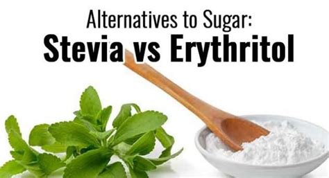Why use erythritol instead of stevia?