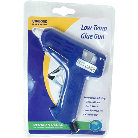 Why use low temp glue gun?