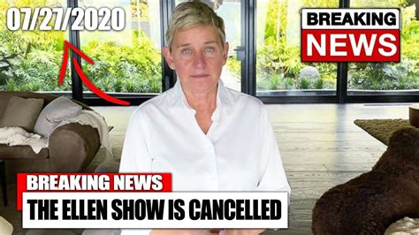 Why was Ellen show Cancelled?