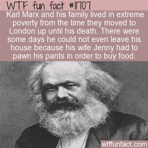 Why was Karl Marx poor?