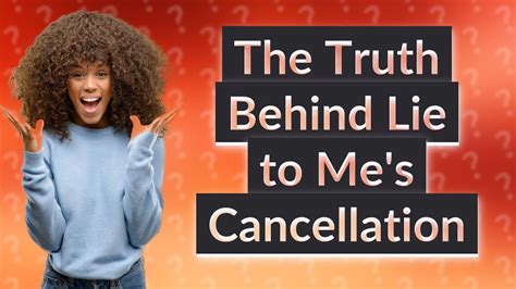 Why was Lie to Me cancelled?