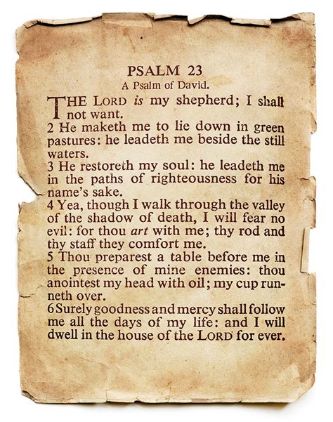 Why was Psalm 23?