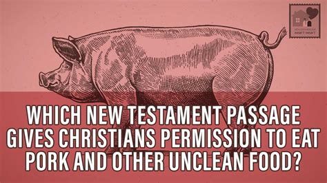 Why was pork forbidden in the Bible?