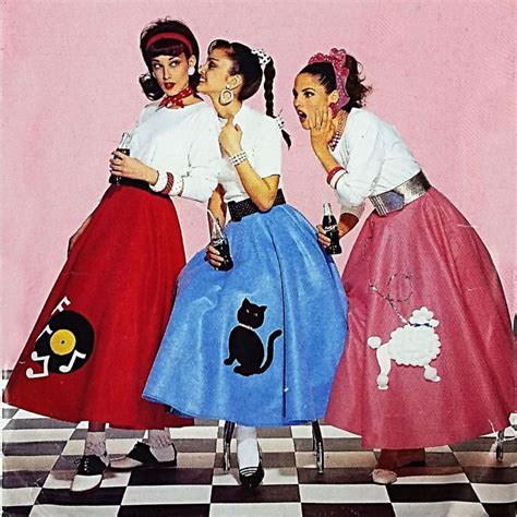 Why were poodle skirts popular?