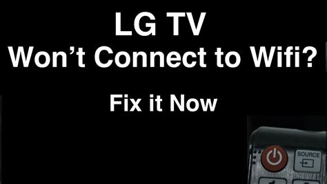 Why won't my LG TV connect to my hotspot?