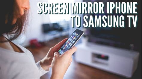 Why won't my Samsung TV mirror my iPhone?