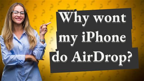 Why won't my iPhone AirDrop to my computer anymore?