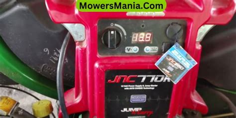 Why won't my lawn mower charge the battery?