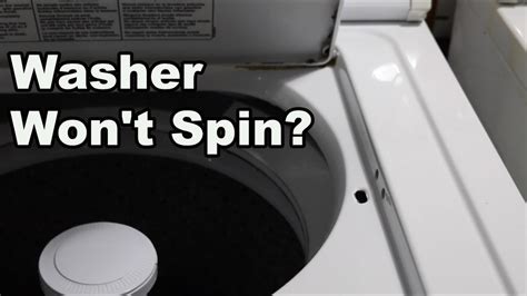 Why won't my washer empty or spin?