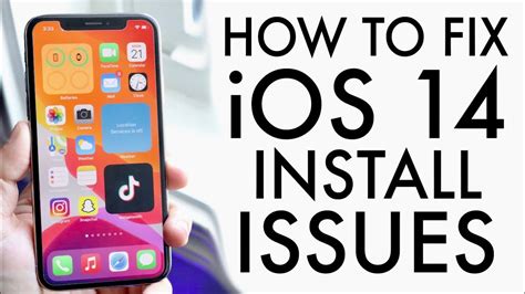 Why won t iOS 14 install?