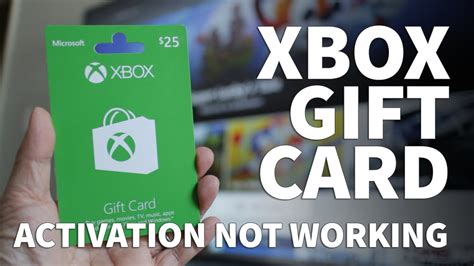 Why won t my Xbox Gift Card work?