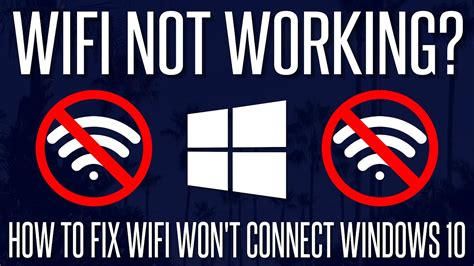 Why wont my Wi-Fi work?