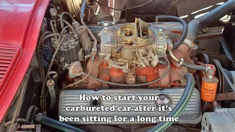 Why wont my carbureted car start after sitting?