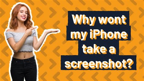 Why wont my iPhone take a screenshot?