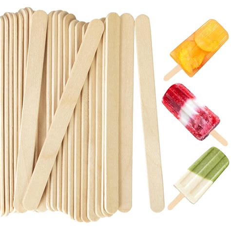 Why wooden stick is used in ice cream?