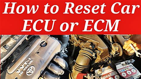 Why would I reset my ECU?