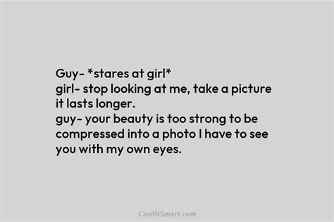Why would a guy stares occasionally look at a girl but talk to everyone else but her?