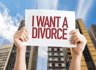 Why would a man rush divorce?
