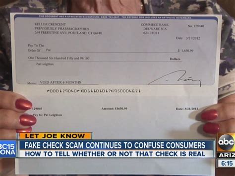 Why would a scammer send a check?