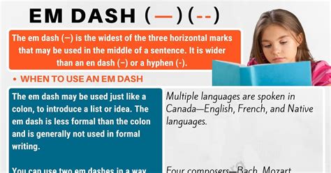 Why would a writer use dashes?