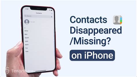 Why would some of my contacts disappeared?