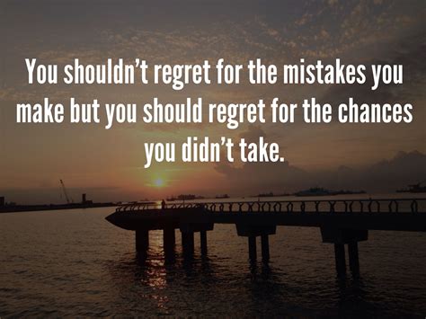 Why you shouldn't live with regret?