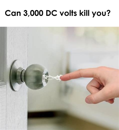 Will 3000 volts kill you?