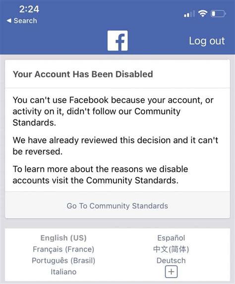 Will Facebook disable my account if it was hacked?