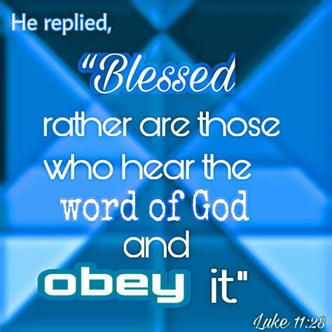Will God bless me if I obey him?