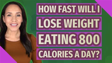 Will I lose weight burning 800 calories a day?