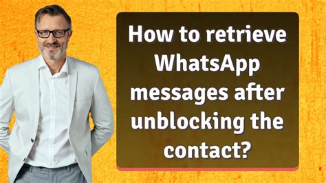 Will I receive messages after unblocking on WhatsApp?