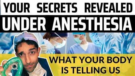 Will I reveal secrets under anesthesia?