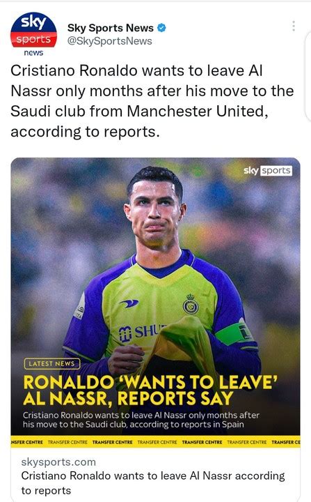 Will Ronaldo leave Al Nassr?