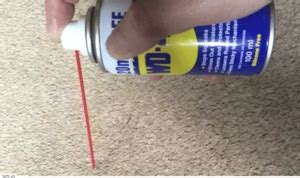 Will WD-40 remove glue from carpet?